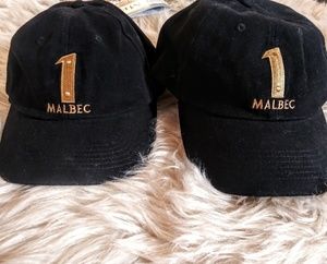 Malbec courduroy caps from Antigal Winery (qty 2)